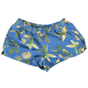 PATAGONIA Women's Blue & Green‎ Tropical Shorts - Medium